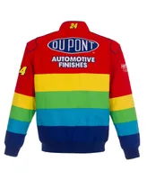 Men's Jh Design Red, Blue Jeff Gordon Twill Uniform Full-Snap Jacket