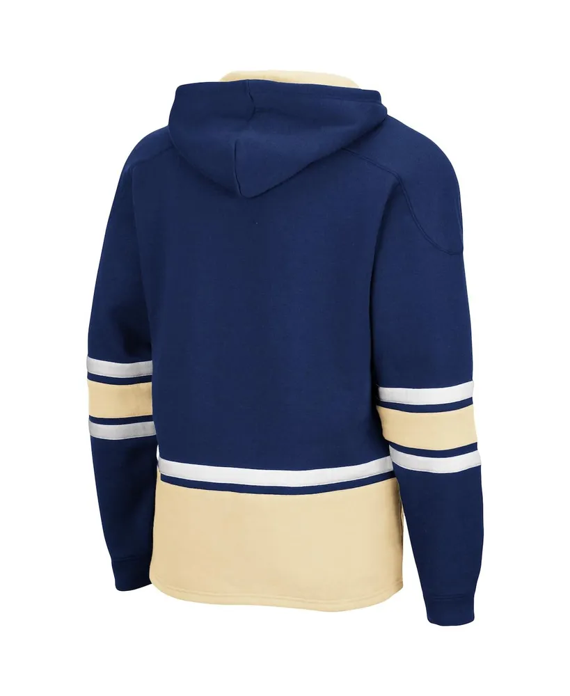 Men's Colosseum Navy Notre Dame Fighting Irish Lace Up 3.0 Pullover Hoodie