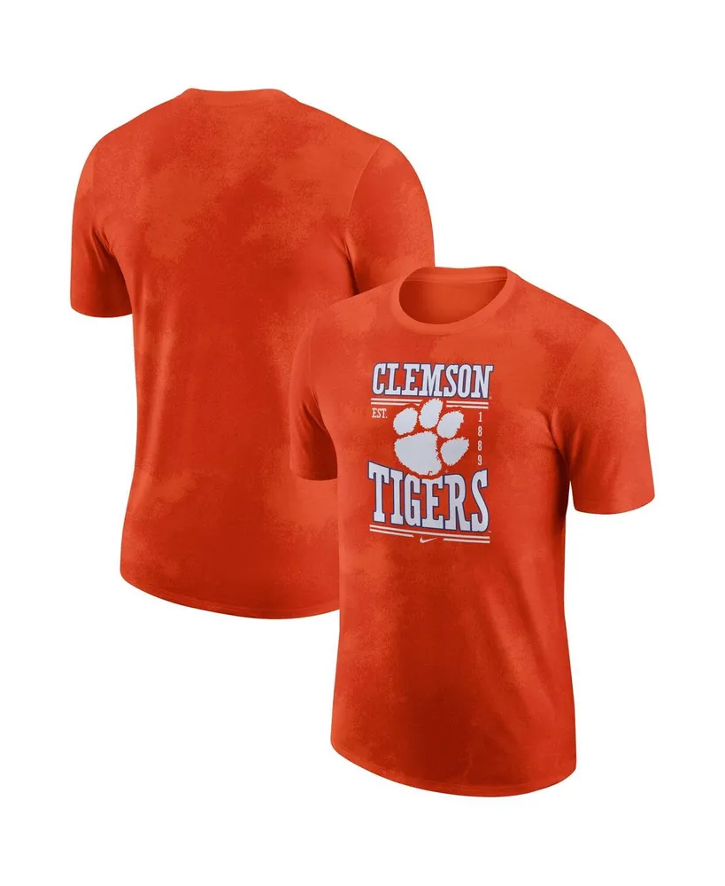 Men's Nike Orange Clemson Tigers Team Stack T-shirt