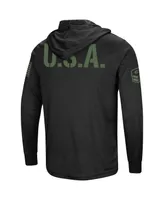 Men's Colosseum Black Georgia Bulldogs Oht Military-Inspired Appreciation Hoodie Long Sleeve T-shirt