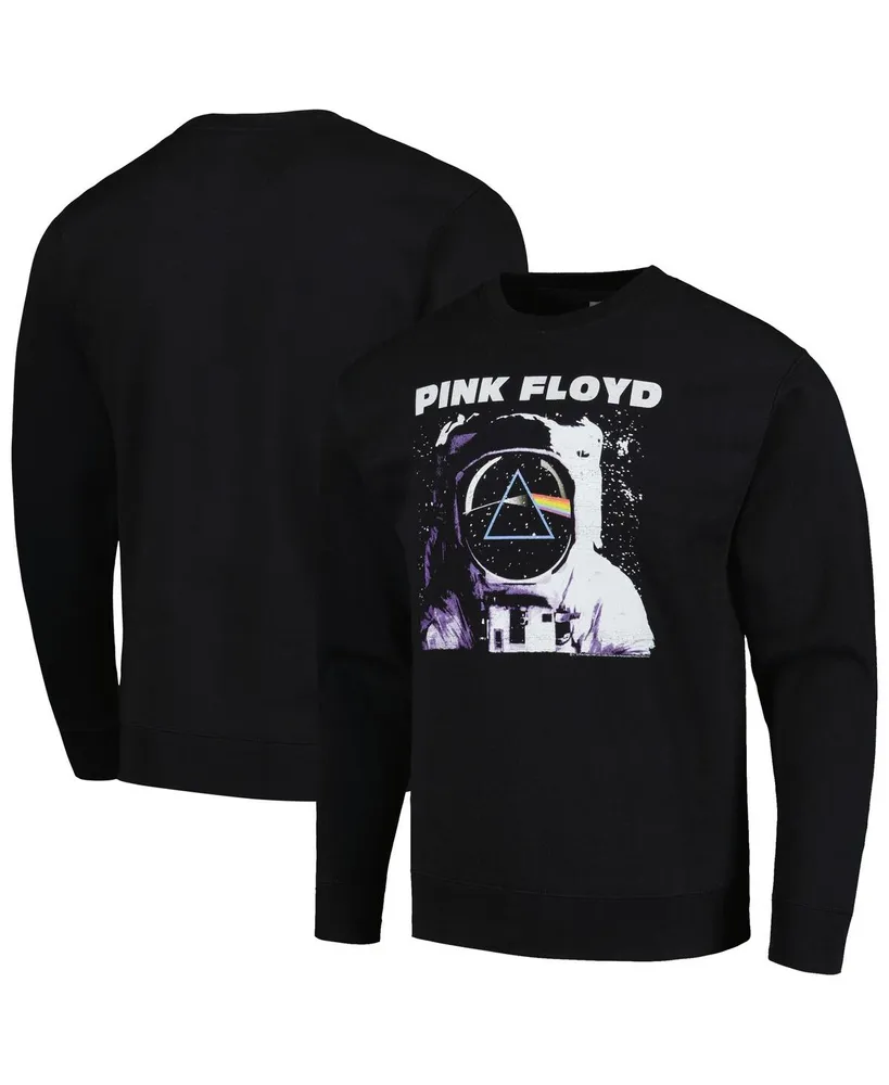 Men's Black Pink Floyd Moon Pullover Sweatshirt