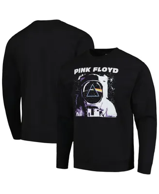 Men's Black Pink Floyd Moon Pullover Sweatshirt