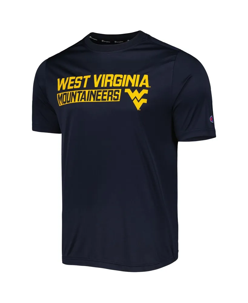 Men's Champion Navy West Virginia Mountaineers Impact Knockout T-shirt
