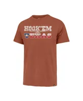 Men's '47 Brand Orange Distressed Texas Longhorns Article Franklin T-shirt