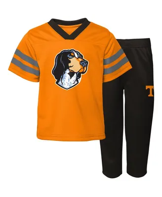 Preschool Boys and Girls Tennessee Orange Volunteers Two-Piece Red Zone Jersey Pants Set