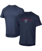 Men's Under Armour Navy Jackson State Tigers 2023 Sideline Performance Raglan T-shirt