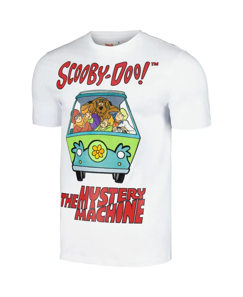 Men's and Women's Freeze Max White Scooby-Doo Mystery Machine T-shirt