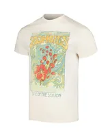 Men's Manhead Merch Cream the Zombies Time of Season Distressed Graphic T-shirt