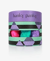 Hanky Panky Women's Holiday 3 Pack Low Rise Thong Underwear