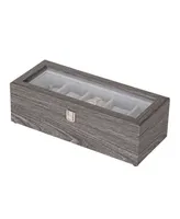 Mele & Co Nolan Watch Storage Woodgrain Veneer