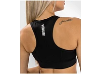 Venum Women's Essential Medium Impact Sport Bras - Black