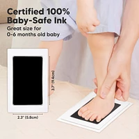 Inkless Baby Hand And Footprint Kit Frame, Mess Free Picture Frame for Newborn