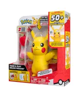Pokemon Pikachu Train and Play Deluxe Interactive Action Figure