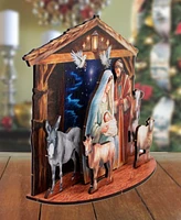 Designocracy Classic Holy Family Nativity Scene 12" Christmas Nativity Table Decoration by G.DeBrekht