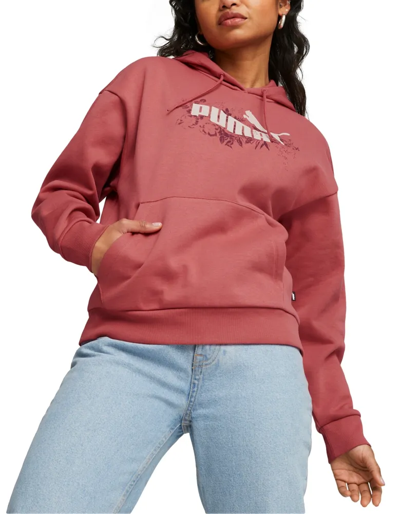 Puma Women's Essential Floral Vibes Graphic Hoodie