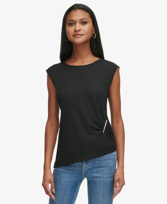 Calvin Klein Performance Women's Low-Impact High-Neck Tank Top