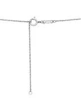 Diamond Open Heart Pendant Necklace (1/2 ct. t.w.) 14k Gold, 18" + 2" extender