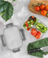 JoyJolt Glass Meal Prep Containers -Compartments