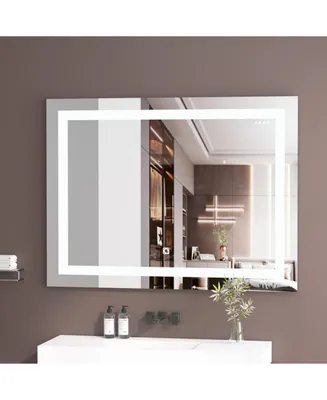 Simplie Fun Bathroom Vanity Led Lighted Mirror-32x40