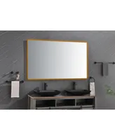 60X 36 Inch Led Mirror Bathroom Vanity Mirror With Backlight, Wall Mount Anti-Fog Memory Large