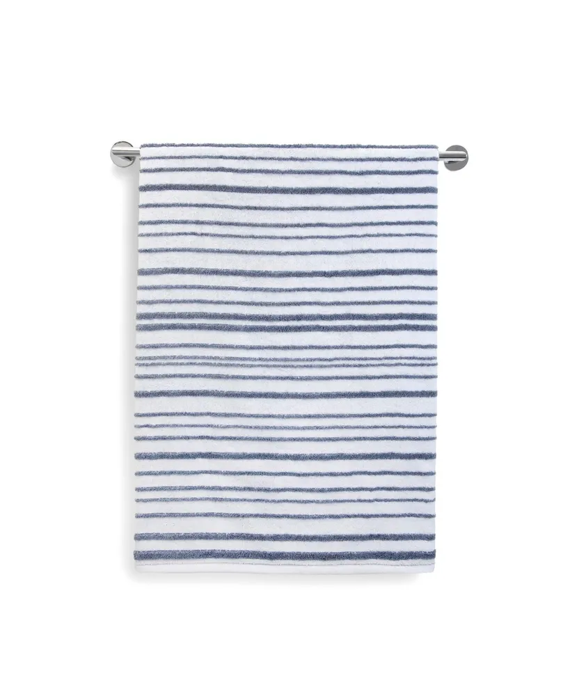 Cassadecor Urbane Stripe Cotton Wash Towel, 13" x