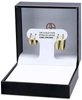 Giani Bernini 2-Pc. Set Cubic Zirconia Small Hoop Earrings, Created for Macy's