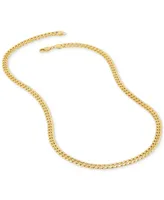Italian Gold Miami Cuban Link 22" Chain Necklace (6mm) 10k
