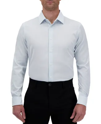 Report Collection Men's Slim-Fit Motif-Print Dress Shirt