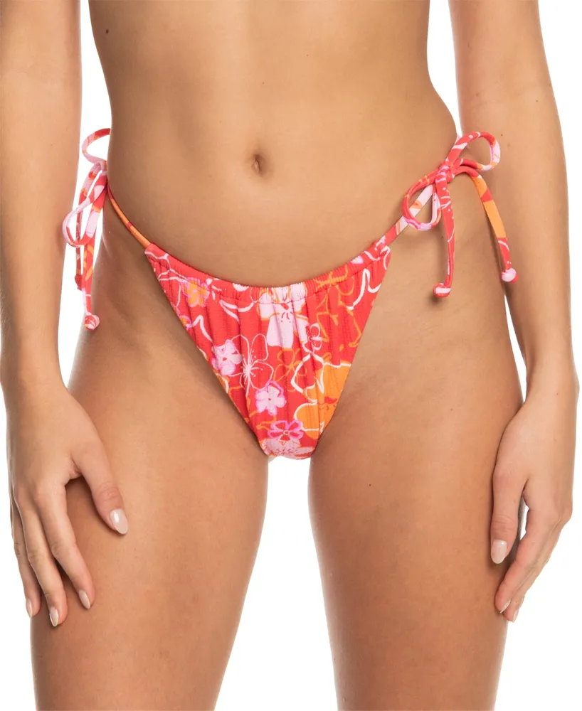 Roxy Juniors' Meadow Flowers Cheeky Side-Tie Bottoms