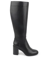 Kenneth Cole New York Women's Veronica Knee High Block Heel Boots - Black