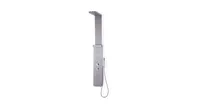 59" Stainless Steel Shower Panel with Massage Jets and Hand Shower