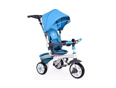 4-in-1 Detachable Baby Stroller Tricycle with Round Canopy