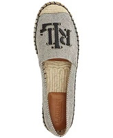 Lauren Ralph Women's Cameron Iii Logo Slip-On Espadrille Flats