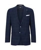 Boss by Hugo Men's Checked Stretch Slim-Fit Jacket