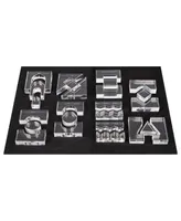 Learning Advantage Clear Crystal Blocks - 25 Pieces - Assorted pre