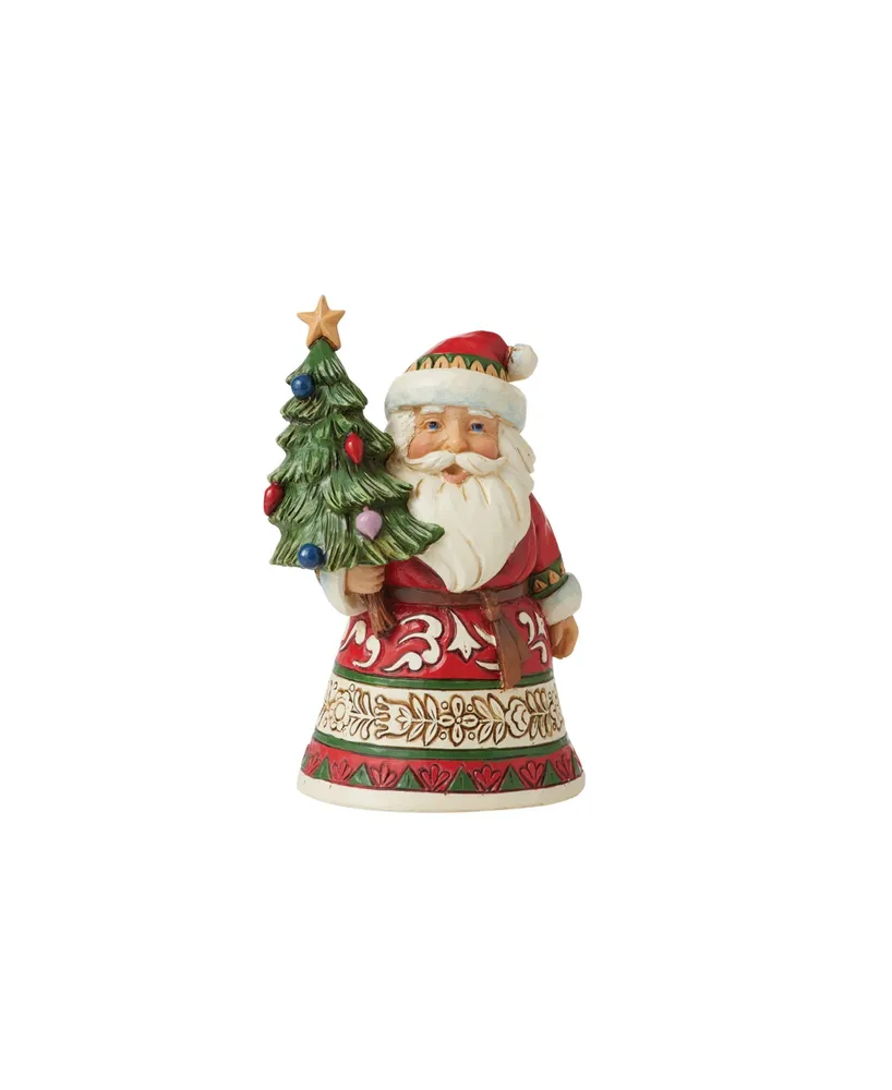 Jim Shore Mini Santa Holding Tree