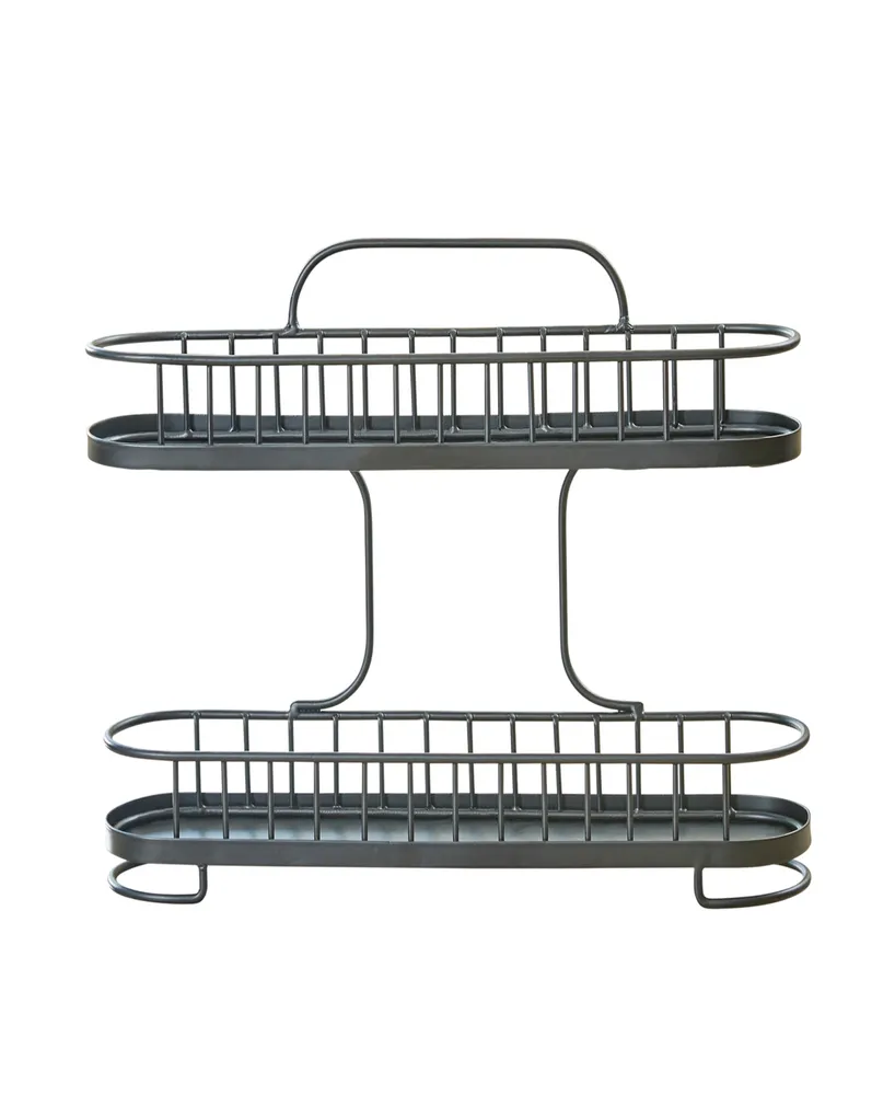 MegaChef 22 inch Two Shelf Dish Rack