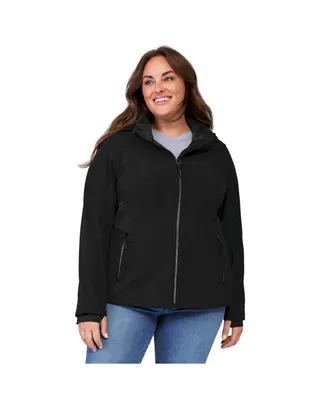 Free Country Women's Plus Aeris Ii Super Softshell Jacket