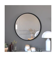 Merrick Lane Monaco Accent Wall Mirror With Metal Frame For Bathroom, Vanity, Entryway, Dining Room