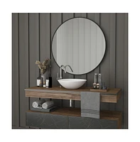 Merrick Lane Monaco Accent Mirror For Bathroom, Vanity, Entryway, Dining Room