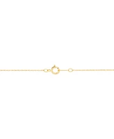 Opal (1-1/2 ct. t.w.) & Diamond (1/20 ct. t.w.) Flower 18" Pendant Necklace in 14k Gold