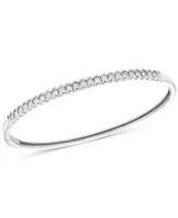 Diamond Skinny Bangle Bracelet (1/4 ct. t.w.) in Sterling Silver