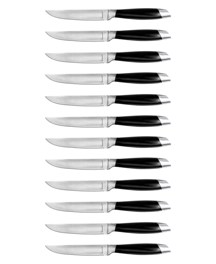 Berghoff Pakka Stainless Steel 12pc Steak Knife Set 4.75, Pakka