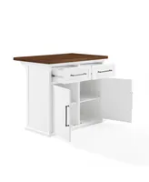 Crosley Furniture Bartlett 42" Wood Top Kitchen Island