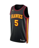 Men's and Women's Jordan Dejounte Murray Black Atlanta Hawks Swingman Jersey - Statement Edition