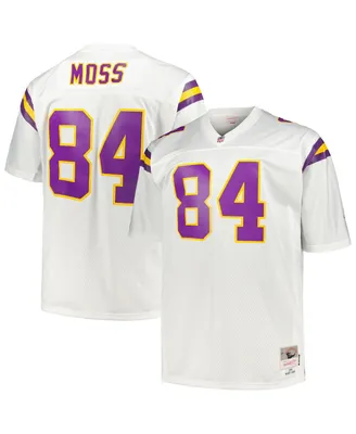 Men's Mitchell & Ness Randy Moss White Minnesota Vikings Big and Tall 1998 Legacy Retired Player Jersey