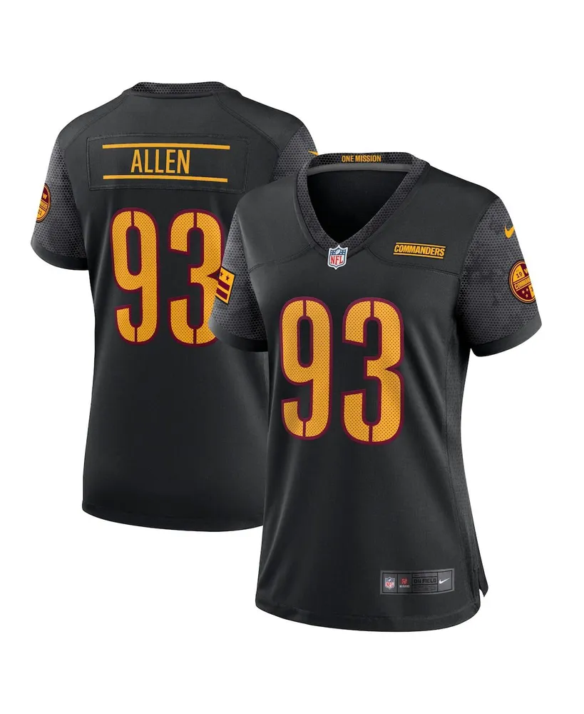 Women's Nike Jonathan Allen Black Washington Commanders Alternate Game Player Jersey