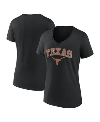 Women's Fanatics Texas Longhorns Evergreen Campus V-Neck T-shirt