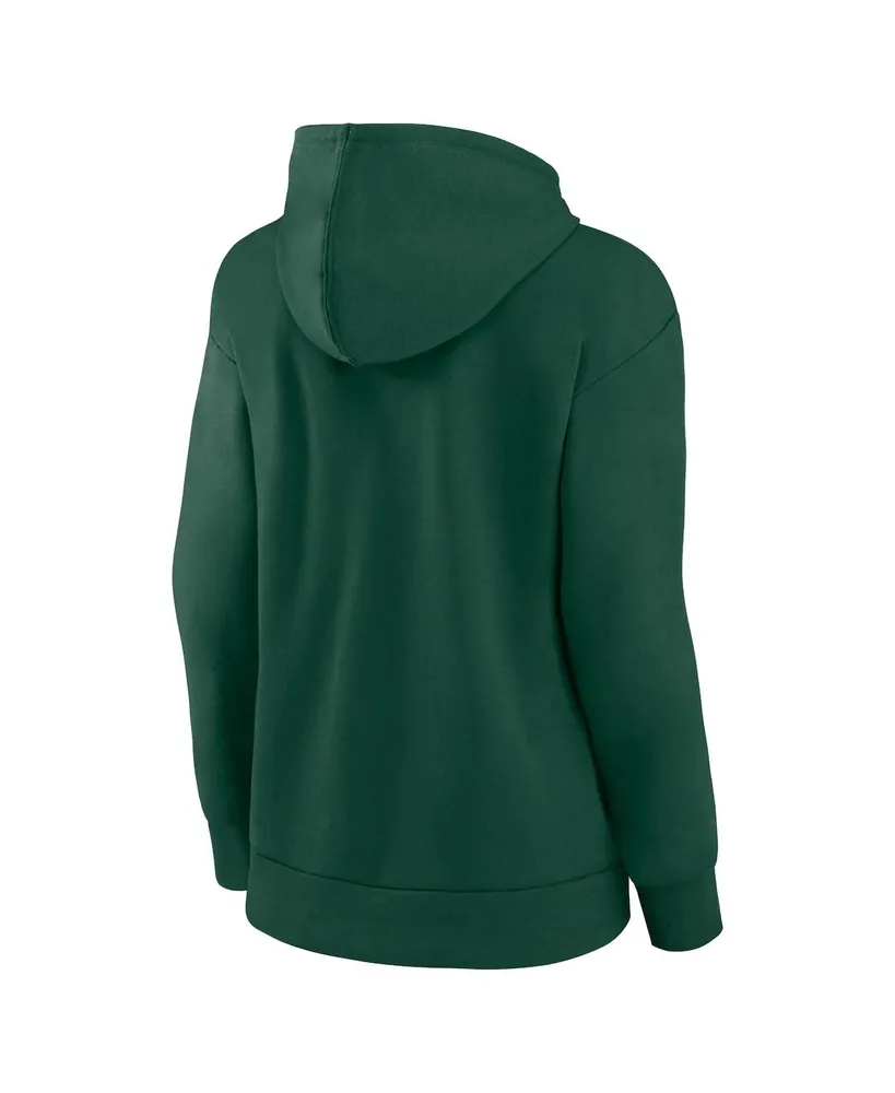 Women's Fanatics Green Michigan State Spartans Evergreen Campus Pullover Hoodie