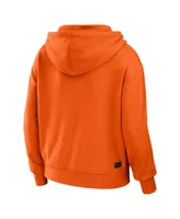 Women's Wear by Erin Andrews Orange Clemson Tigers Colorblock Full-Zip Hoodie Jacket